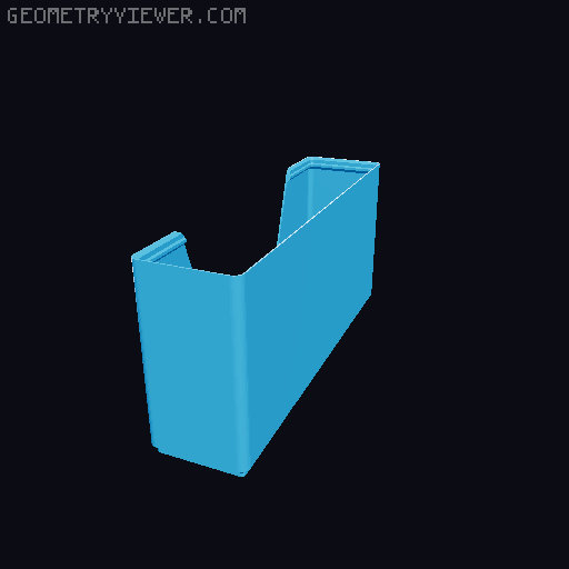 Gridfinity wall cutout collection 3D model thumbnail