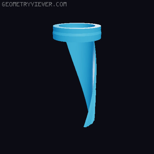 Botanical Portal (less friction, easier print) 3D model thumbnail