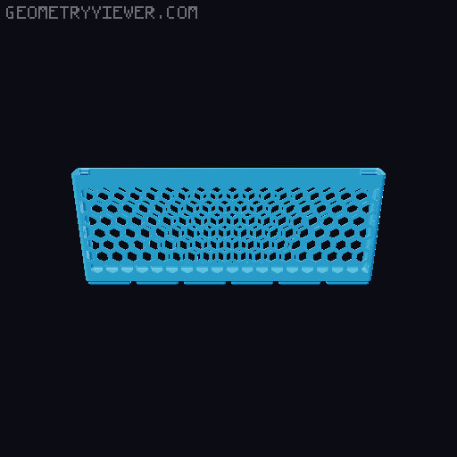 Gridfinity Hex Bins all sizes 3D model thumbnail