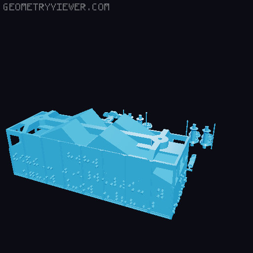 HO SCALE HOPPER CAR 3D model thumbnail