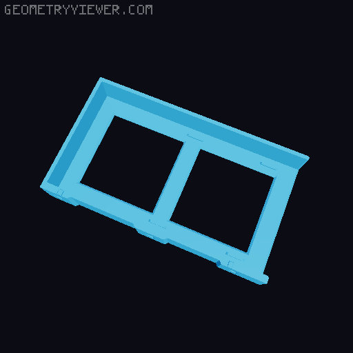 Magnetic Chessboard with Integrated Storage 3D model thumbnail