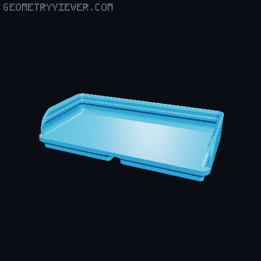 Gridfinity rouded bins collection all sizes 3D model thumbnail