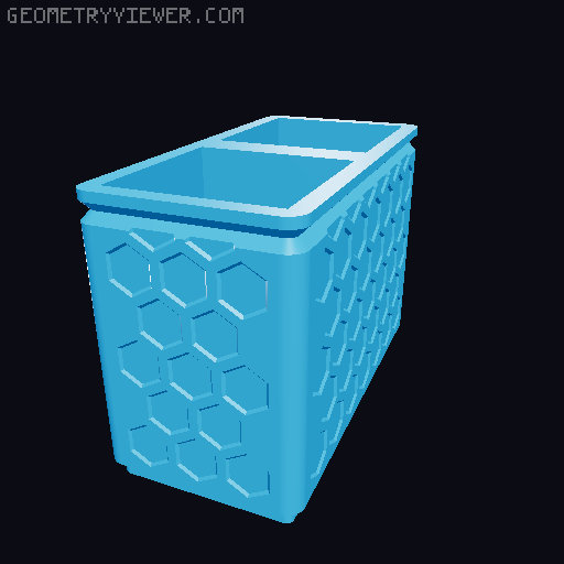 Gridfinity - Single print vase mode bins 3D model thumbnail