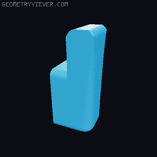 Wall Hook 3D model thumbnail