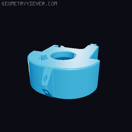 Wolfbat (Cosmetic set for the Foxbat nerf blaster) 3D model thumbnail