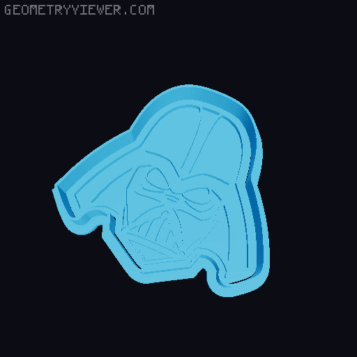 Star Wars - cookie cutter set 3D model thumbnail