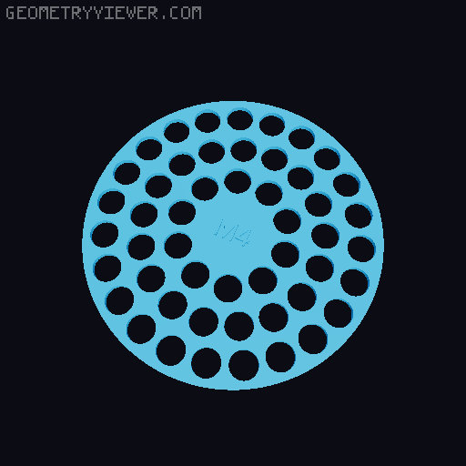 Customizable Hex nut sorter V2 - Metric, Imperial and Machine 3D model thumbnail