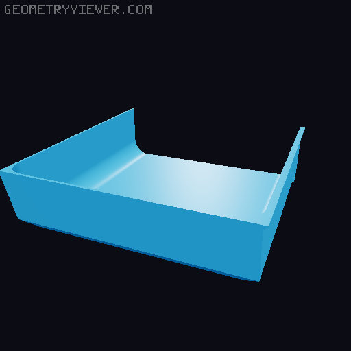 Modular Drawer Organizer Remix 3D model thumbnail