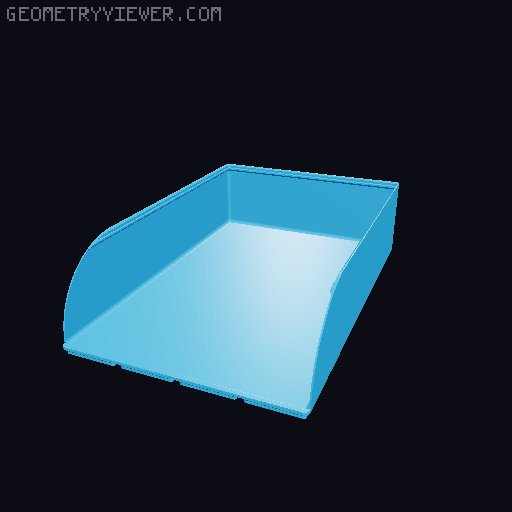 Gridfinity rouded bins collection all sizes 3D model thumbnail