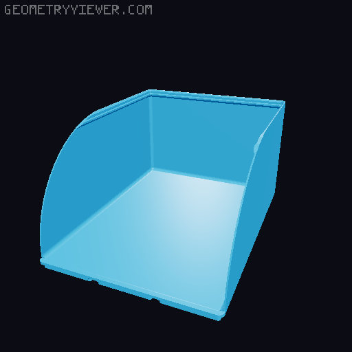 Gridfinity rouded bins collection all sizes 3D model thumbnail