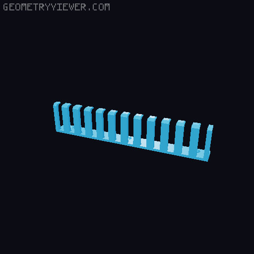 Cable Organizer 3D model thumbnail