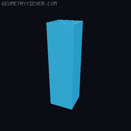 Square lamp 3D model thumbnail
