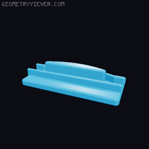 Filament clip v8 press-in-assist 3D model thumbnail