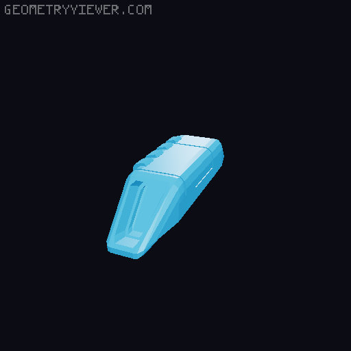Sci-fi Battleship/Carrier  3D model thumbnail