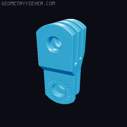 Articulated arm 3D model thumbnail