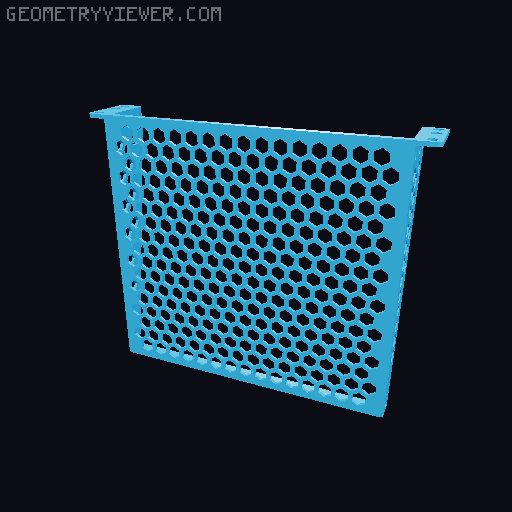 Modular 10 Inch Server Rack - Reworked 3D model thumbnail