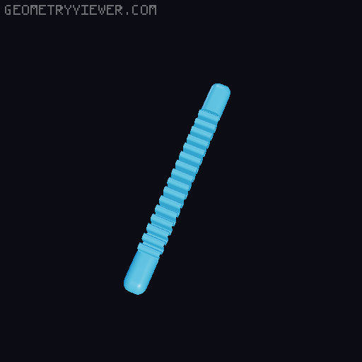 Inchworm Caterpillar Automaton 3D model thumbnail