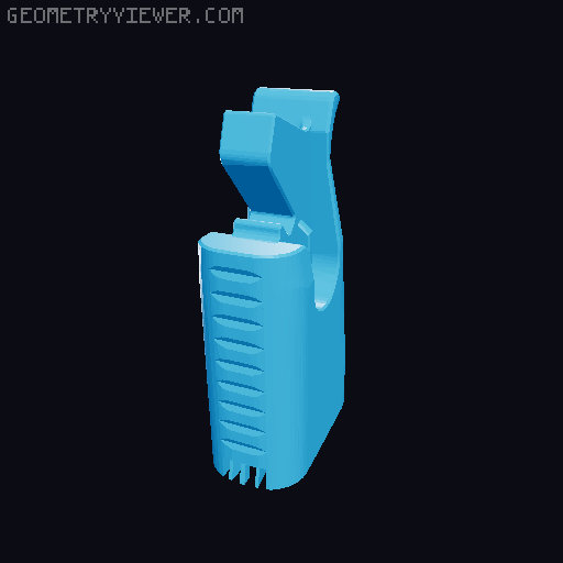 Knuckle Guard/Duster/Carry Handle for Sillybutts Battle Axe 3D model thumbnail