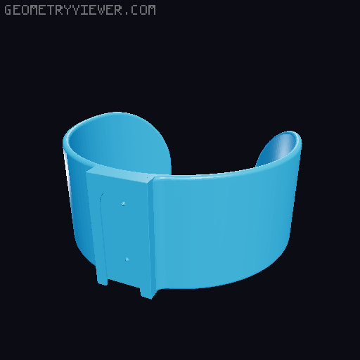 Multiboard flask holders in various sizes 3D model thumbnail