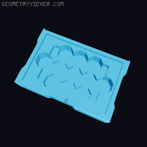 Photo Caddy Board Game Insert Collection 3D model thumbnail