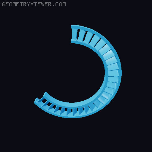 3D Printable Jet Engine 3D model thumbnail