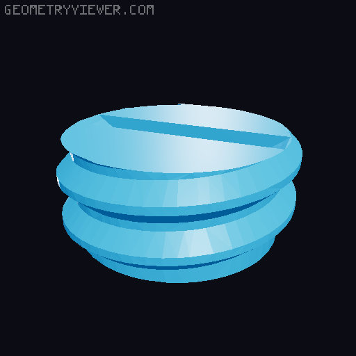 openGrid - Self-Expanding Snap - Flush screws 3D model thumbnail