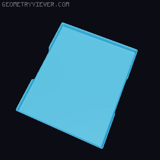 Gridfinity wall cutout collection 3D model thumbnail
