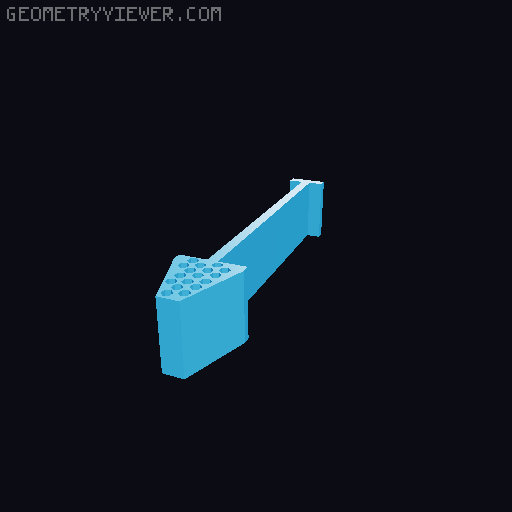 Mini Plastic Shredder 3D model thumbnail