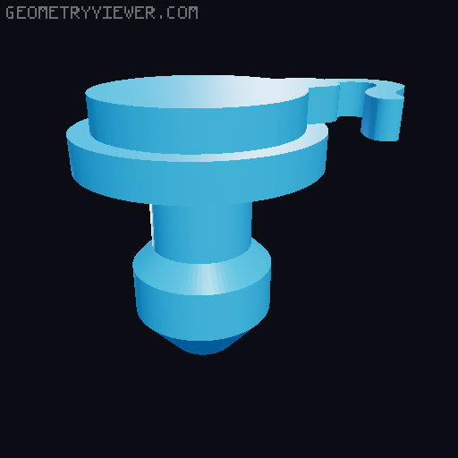 JT Mask Hardware Plugs 3D model thumbnail