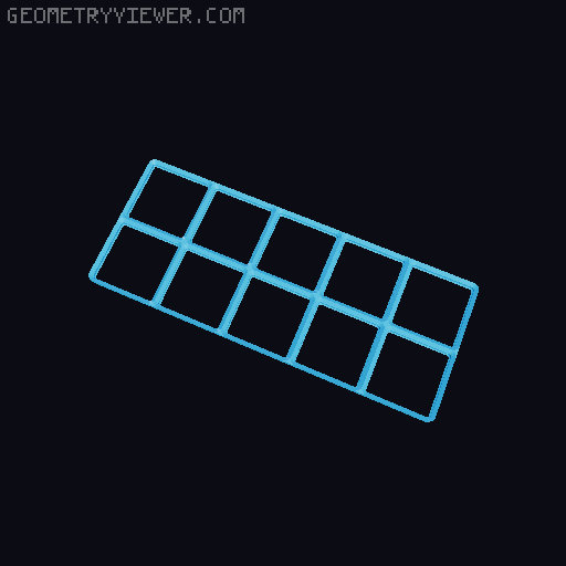 Generated STL Files from Parametric Gridfinity Baseplate 3D model thumbnail