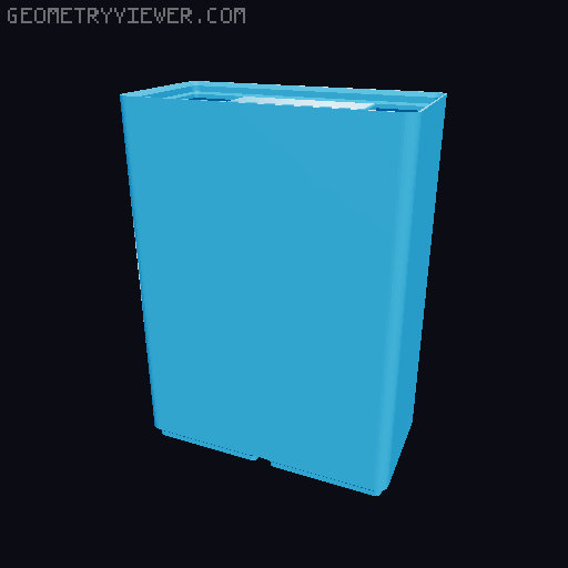 Gridfinity cups height 16 (116mm) collection 3D model thumbnail