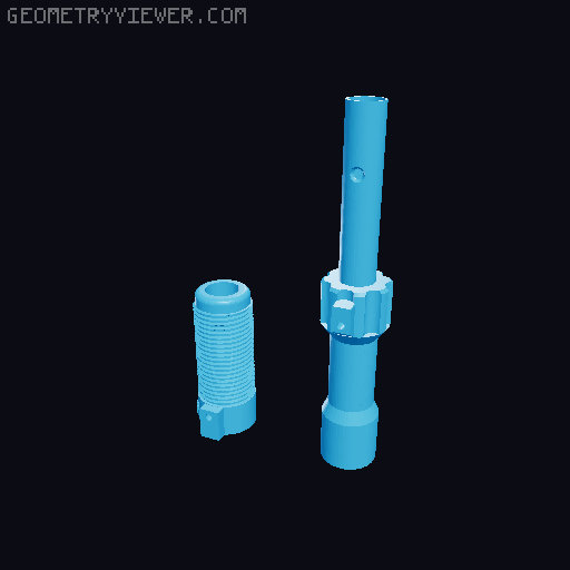 Bullet Feeder Dies 3D model thumbnail