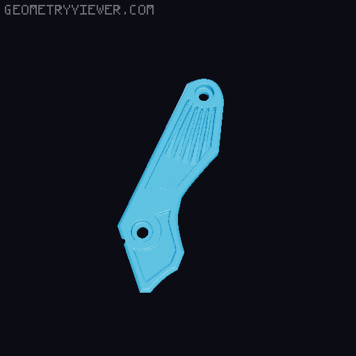 Clicky Foldable Karambit utility knife 3D model thumbnail