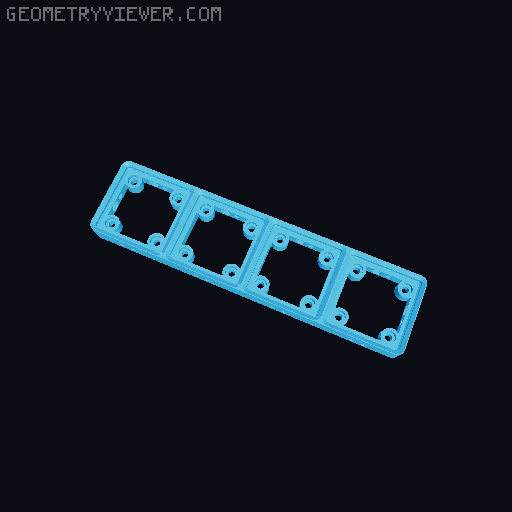 Gridfinity Screwable Magnetic Base Plates 3D model thumbnail