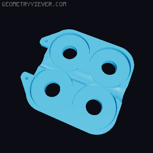 Handguard for Gryphon Cage 3D model thumbnail