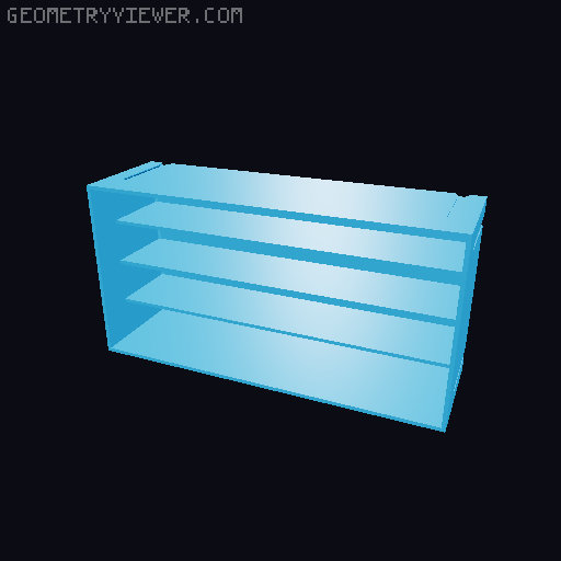 Paint Storage System 3D model thumbnail
