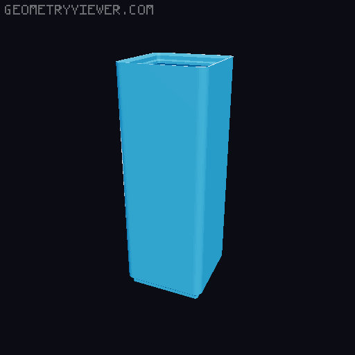 Gridfinity cups height 16 (116mm) collection 3D model thumbnail