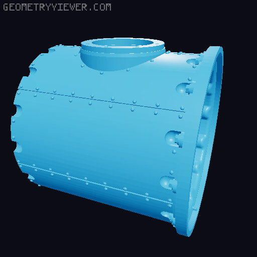 Reactor Ferrum Secundus 3D model thumbnail