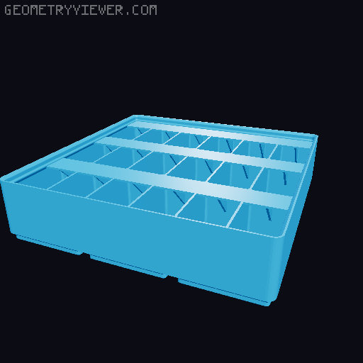 Gridfinity Ultra Light Bins - Divider Label Edition 3D model thumbnail