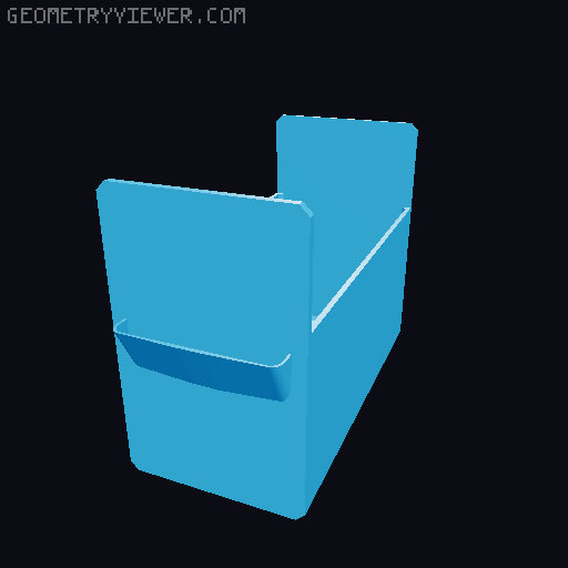 Modular Organizer 3D model thumbnail