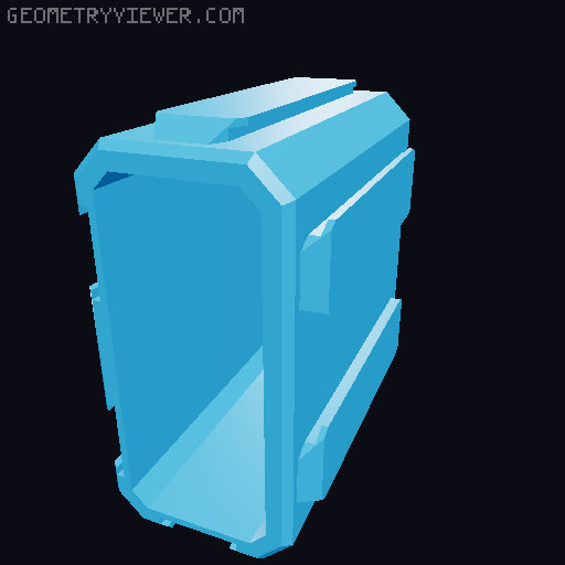 Modular Organizer 3D model thumbnail