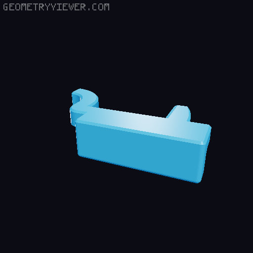 Soldering Iron Holder for Peg Board 3D model thumbnail