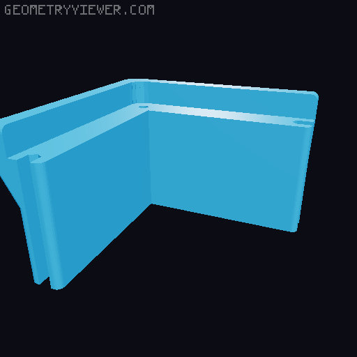 Creality K1 Lid Riser 3D model thumbnail