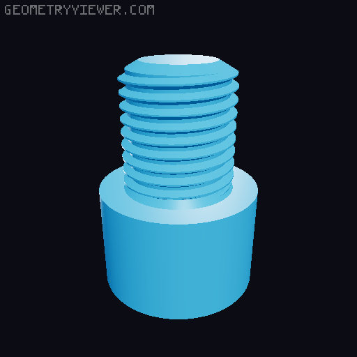 Hundreds of Metric Allen Screws with Cylindrical Head M2 up to M64 3D model thumbnail