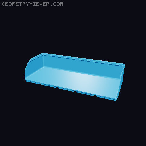 Gridfinity rouded bins collection all sizes 3D model thumbnail