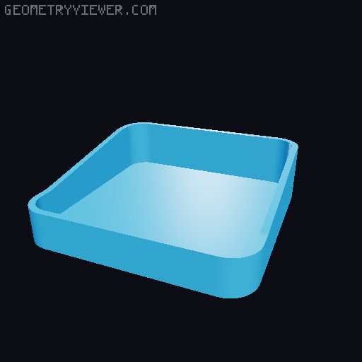 Bin for Ikea skadis - 564 models - hooks need support 3D model thumbnail