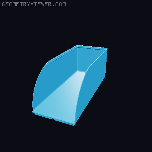 Gridfinity rouded bins collection all sizes 3D model thumbnail