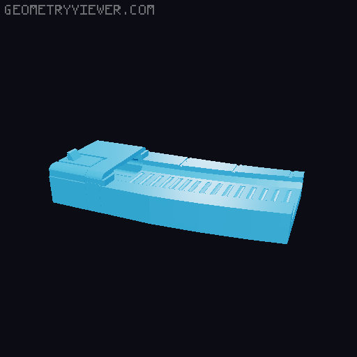 .223 AR15/M4 mag 15 rnd Speedloader 3D model thumbnail