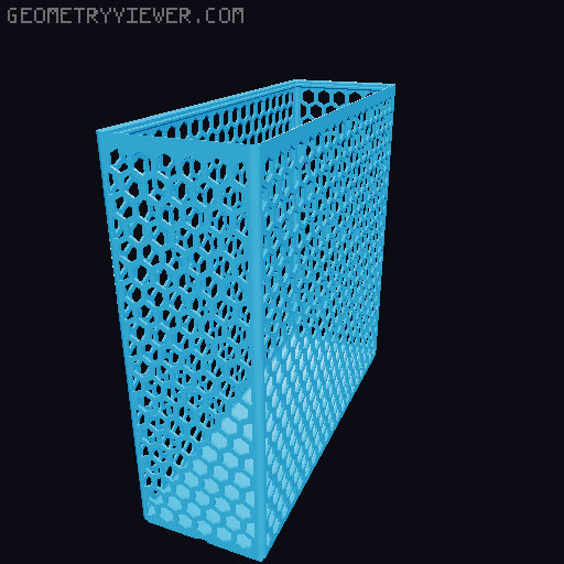 Gridfinity Hex Bins all sizes 3D model thumbnail