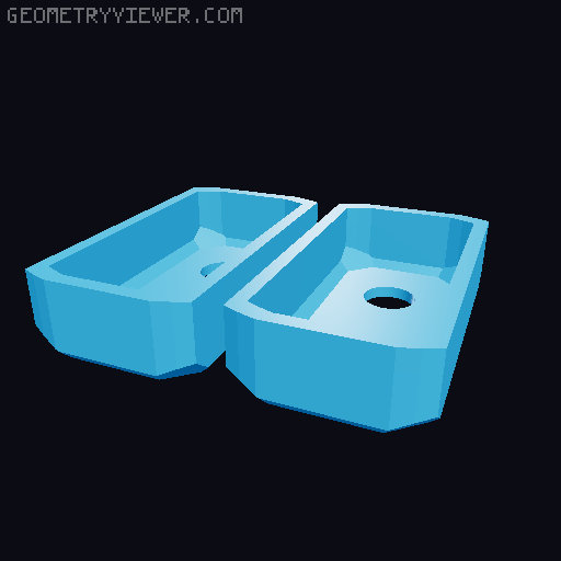 270 Degree Geared Hinges (V2) for K1/K1 Max/K1C. Easy print option. Not print in place. 3D model thumbnail